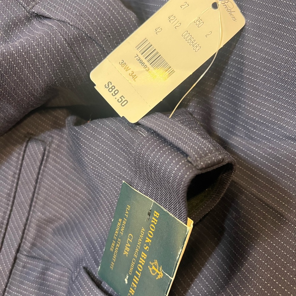 Brooks Brothers Navy Pinstripe Suit Pants